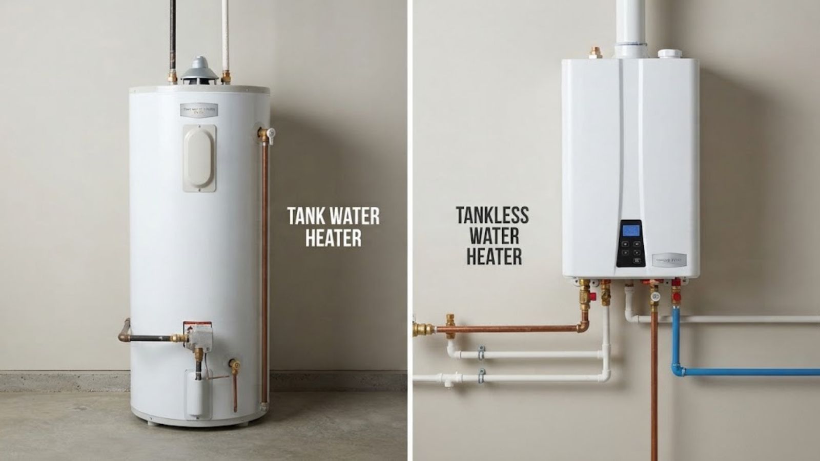 Tankless vs. Tank Water Heater in Spring, TX